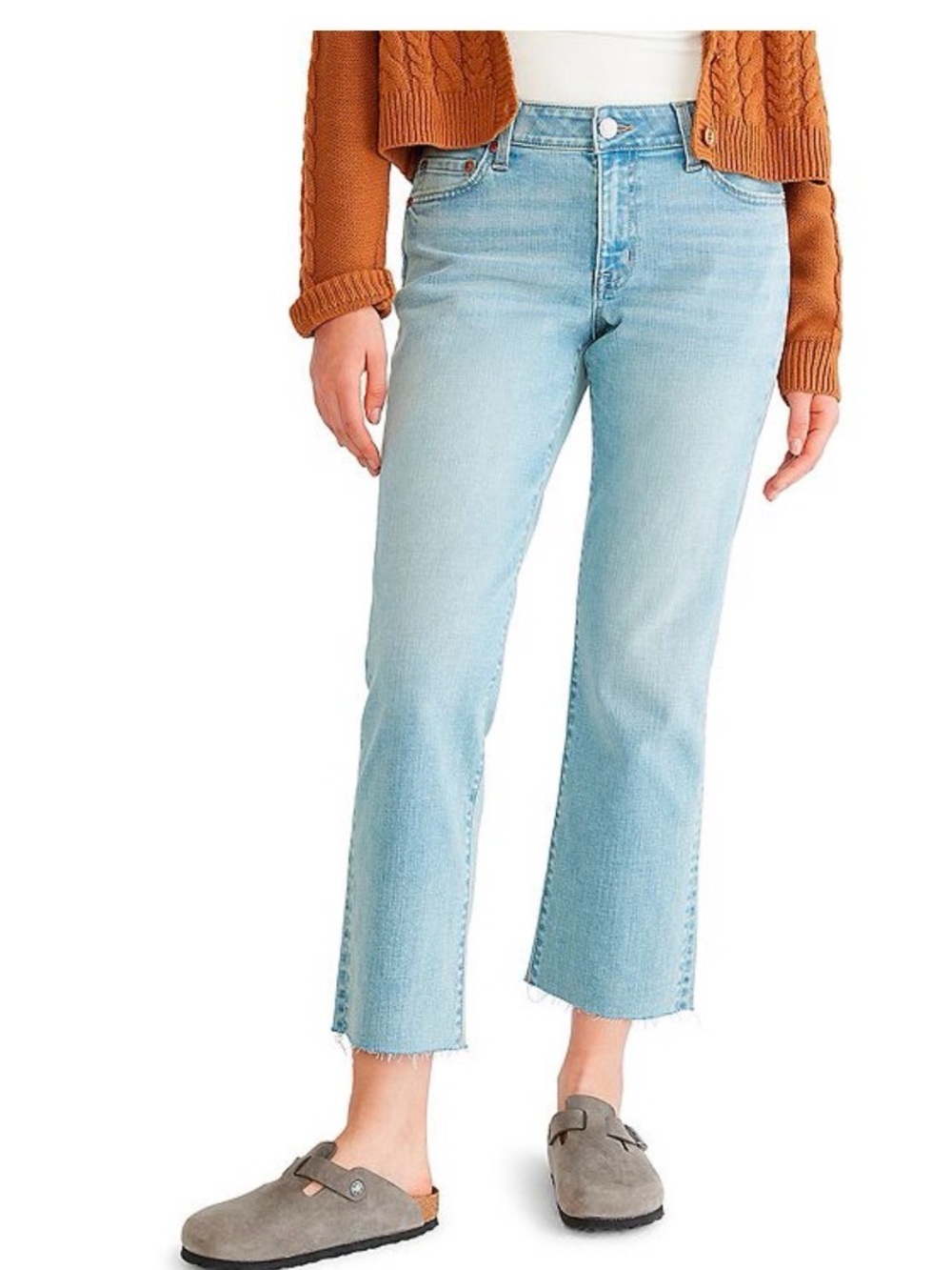 Aeropostale Mid Rise Kick Crop Jeans Size 10